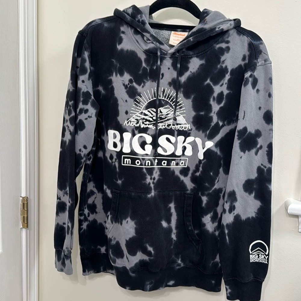 Tie dye “Big Sky Montana” hoodie